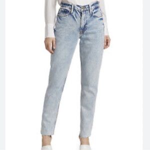 FRAME Le Piper Raw Hem Straight Fit Jeans Size 25 NWT